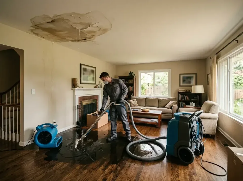 attic-pipe-burst-ceiling-drip-008 — frequently asked questions, Water Damage Restoration & Carpet Care in Hanover, IN